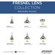 Fresnel Lens LED Brushed Nickel Pendant Ceiling Light, Progress LED